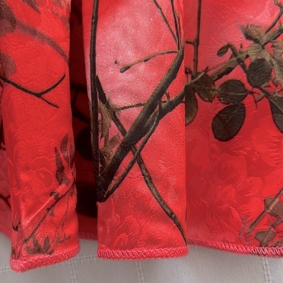 ARTIZAN by Robin Barre maxi skirt, pleated floral print Made in Canada. Large - Picture 8 of 9